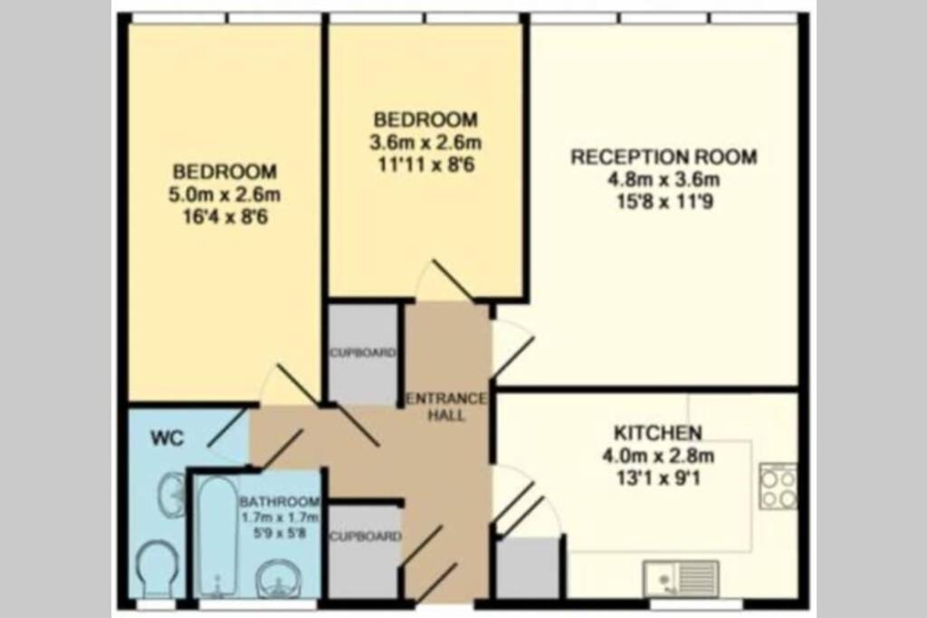 Super Spacious 2 Bedroom Apt 20Mn From Central. London Exteriör bild